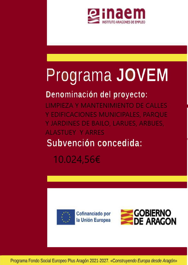 Imagen CONCESIÓN SUBVENCIÓN PLAN JOVEN 2023