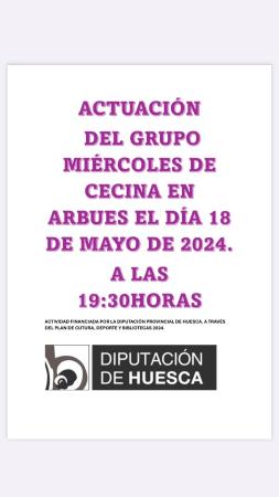 Imagen ACTUACIÓN MIERCOLES DE CECINA EN ARBUES