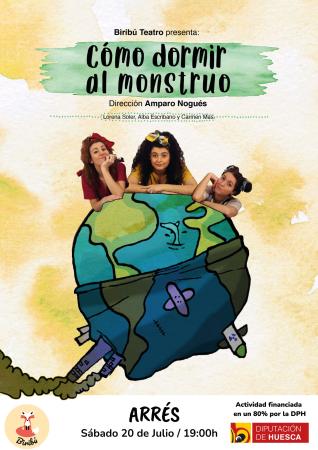 Imagen Obra de teatro " Cómo dormir al monstruo" de Amparo Nogués.