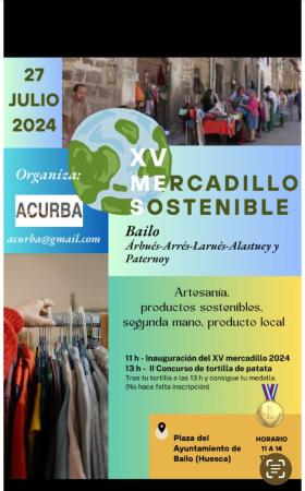 Imagen MERCADILLO SOSTENIBLE ACURBA 27 DE JULIO DE 2024